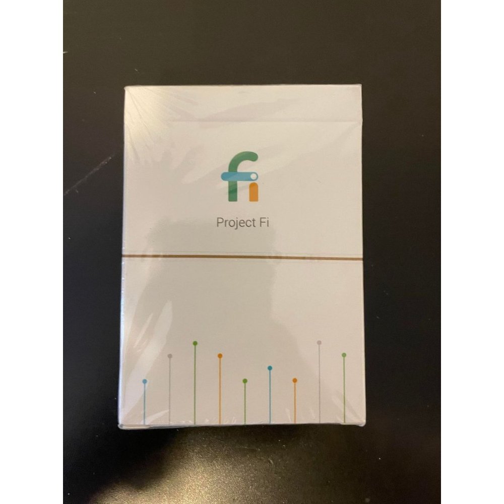 NWT Rare- Google Fi Playing Cards